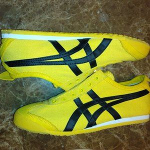 Onitsuka Tiger Mexico 66 Slip Ons, Tai Chi Yellow, Men's 6/ Women's 7.5